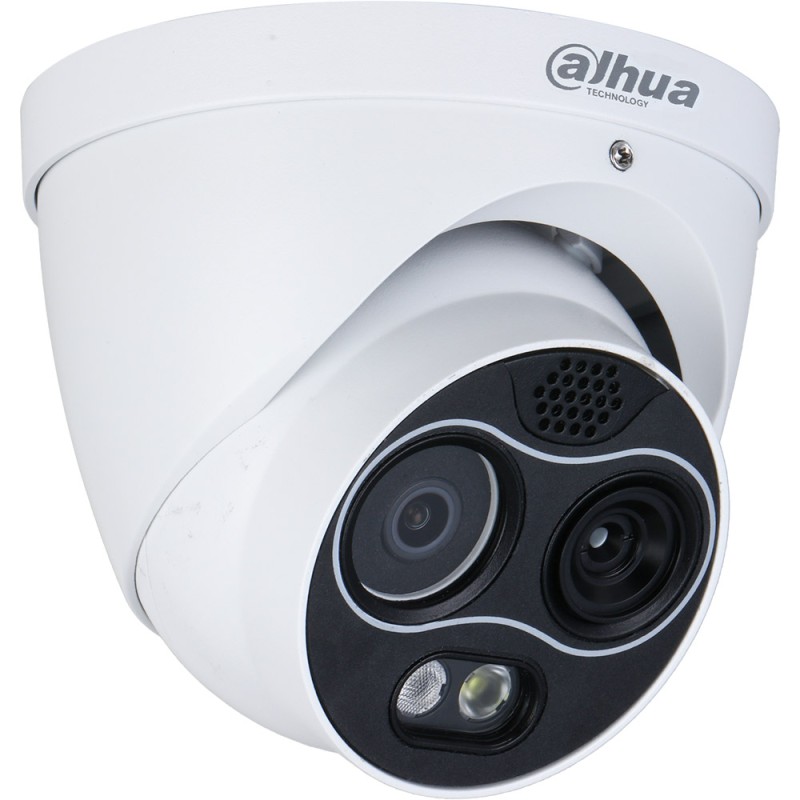 Dahua IP-Thermal-Eyeball-Kamera, 4MP, 3,5/4 mm, IR 30m, IP67, weiss - DHI-TPC-DF1241-TB3F4-DW-S8 - 1