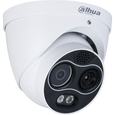 Dahua IP-Thermal-Eyeball-Kamera, 4MP, 3,5/4 mm, IR 30m, IP67, weiss - DHI-TPC-DF1241-TB3F4-DW-S8 - 1