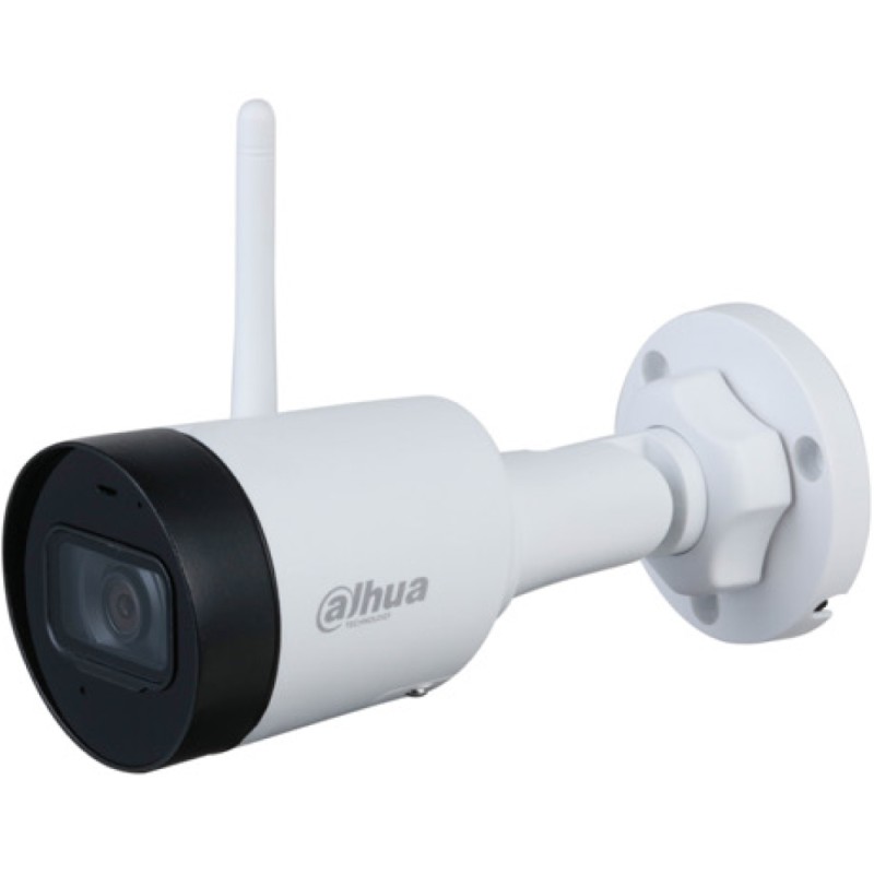 Dahua Entry IP-WLAN-Bullet-Kamera, 4 MP, 2,8 mm, IR 30 m, IP67, weiss - DH-IPC-HFW1430DS1P-SAW-0280B - 1