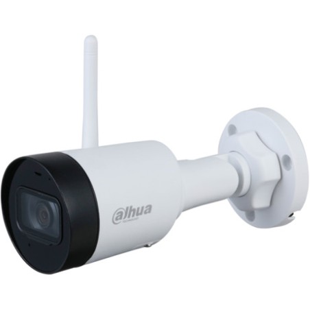 Dahua Entry IP Wireless Bullet Camera, 4 MP, 2.8 mm, IR 30 m, IP67, white - DH-IPC-HFW1430DS1P-SAW-0280B - 1