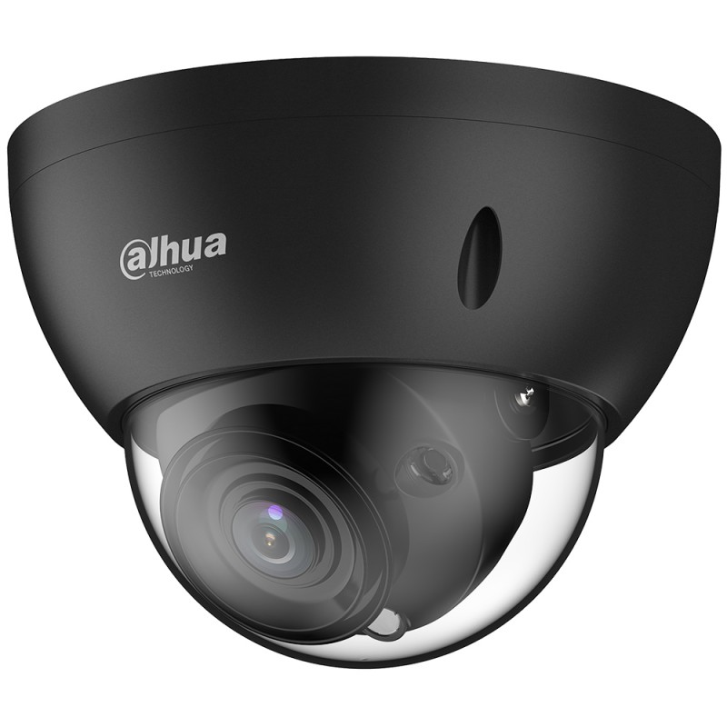 Dahua IP-Dome-Kamera, 8MP, 2,7-12 mm, IR 40m, IP67, IK10, schwarz - DH-IPC-HDBW5842EP-ZE-2712-DC12AC24V-S3-B - 1