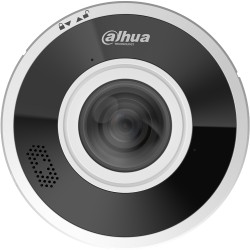 Dahua IP fisheye camera, 6 MP, 1.68 mm, IR 15 m, IP67, IK10, white - DH-IPC-EBW5641P-AS - 1