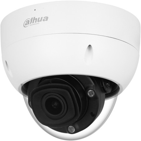 Dahua IP dome camera, 4 MP, 2.7 - 12 mm, IR 40 m, IP67, IK10, white - DH-IPC-HDBW5442HP-ZHE-2712F-DC12AC24V-ATC-S3 - 1