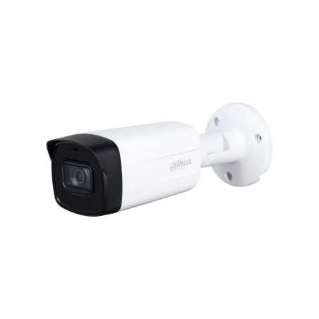 Dahua HD-CVI bullet camera, 2MP, 2.8mm, IR 40m, IP67, white - DH-HAC-HFW1200THP-I4-A-0280B-S6 - 1