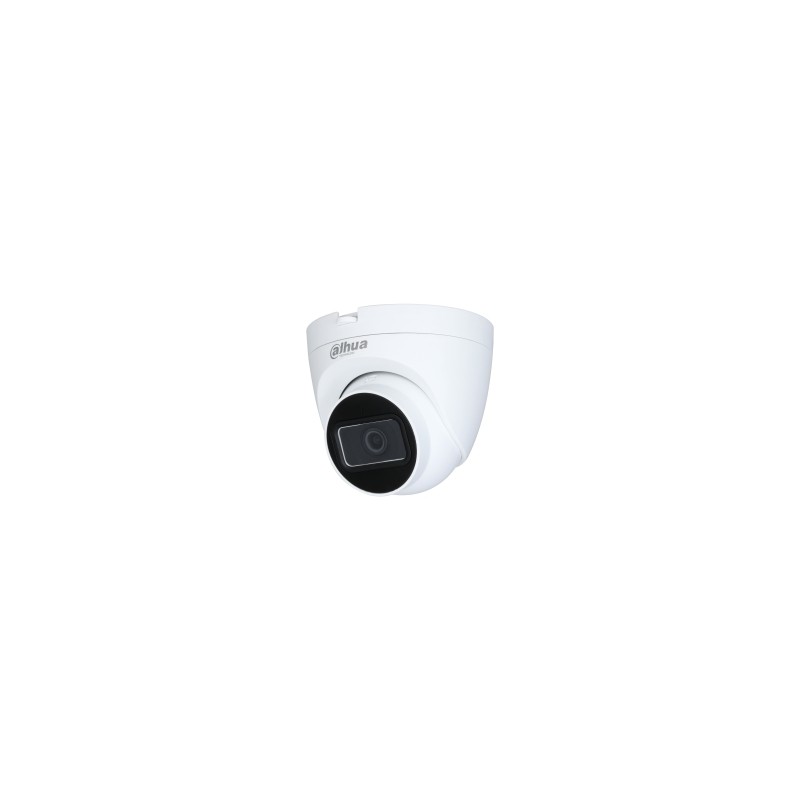 Dahua HD-CVI eyeball camera, 2 MP, 2.8 mm, IR 20 m, white - DH-HAC-HDW1200TRQP-0280B-S6 - 1