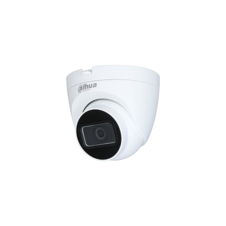 Dahua HD-CVI eyeball camera, 2 MP, 2.8 mm, IR 20 m, white - DH-HAC-HDW1200TRQP-0280B-S6 - 1