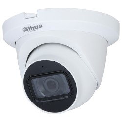 Dahua HD-CVI eyeball camera, 5 MP, 2.8 mm, IR 60 m, IP67, white - DH-HAC-HDW2501TMQP-A-0280B-S2 - 1