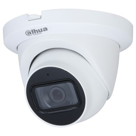 Dahua HD-CVI eyeball camera, 5 MP, 2.8 mm, IR 60 m, IP67, white - DH-HAC-HDW2501TMQP-A-0280B-S2 - 1