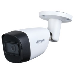 Dahua HD-CVI bullet camera, 2MP, 2.8mm, IR 30m, IP67, white - DH-HAC-HFW2241CMP-A-0280B-S2-DIP - 1