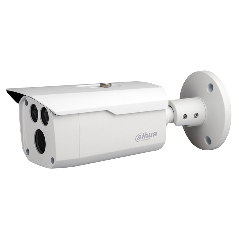 Dahua HD-CVI bullet camera, 2MP, 3.6mm, IR 80m, IP67, white - DH-HAC-HFW1200DP-0360B-S6 - 1