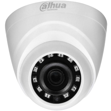 Dahua HD-CVI eyeball camera, 8 MP, 2.8 mm, IR 20 m, IP50, white - DH-HAC-HDW1800RP-0280B - 1