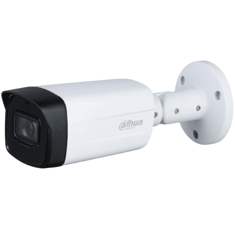 Dahua HD-CVI bullet camera, 8MP, 2.8mm, IR 40m, IP67, white - DH-HAC-HFW1800THP-I4-0280B - 1
