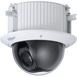 Dahua HD-CVI PTZ dome camera, 2MP, 4.8-120mm, IK10, white, flush-mounted - DH-SD52C225DB-HC - 1
