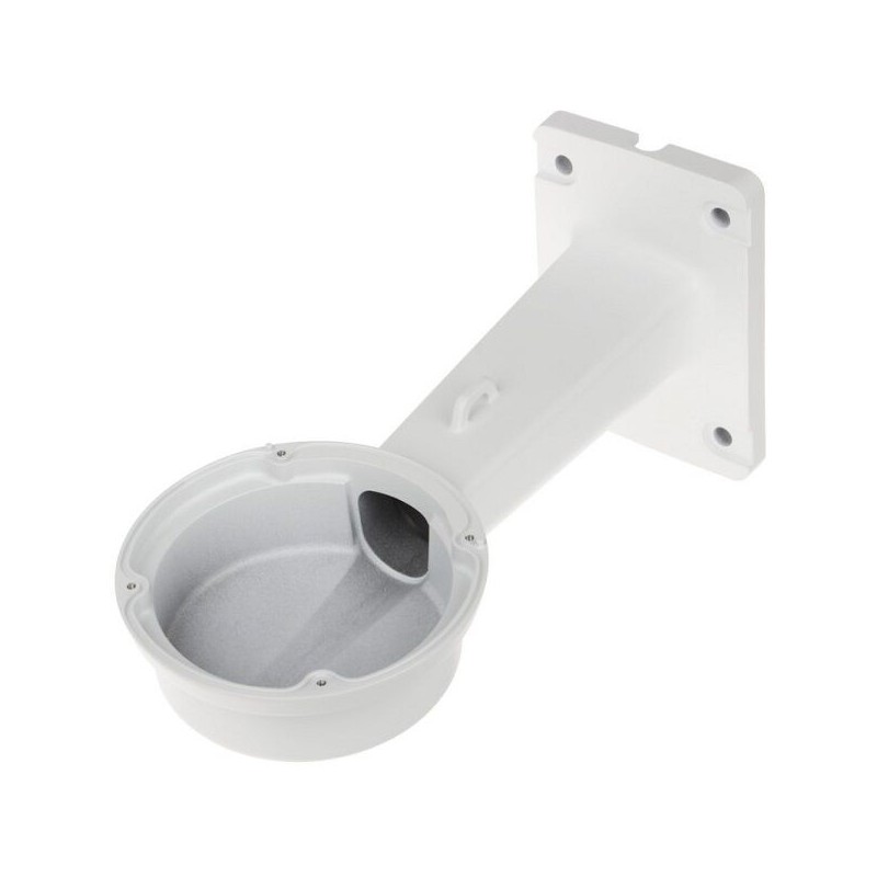 Wall mount - For dome positioning cameras - Aluminum - White color - Maximum load 3.6 kg - Cable pin - PFB730W - 2