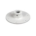 Roof support - Suitable for motorized domos - Made of aluminum - 40 (H) x 140 (Ø) mm - Cable pin - PFA108 - 2