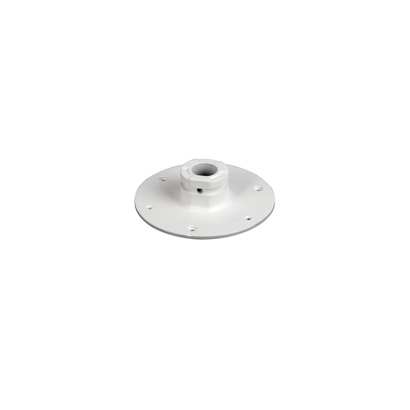 Roof support - Suitable for motorized domos - Made of aluminum - 40 (H) x 140 (Ø) mm - Cable pin - PFA108 - 2