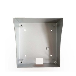 Dahua surface-mounted mounting box, with rain cover, metal, white - VTOB108 - 1