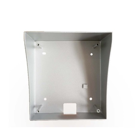 Dahua surface-mounted mounting box, with rain cover, metal, white - VTOB108 - 1