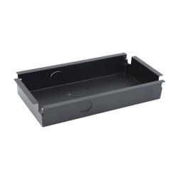 Dahua flush-mounted mounting box, for 3 modules, metal, anthracite - VTOB112 - 1