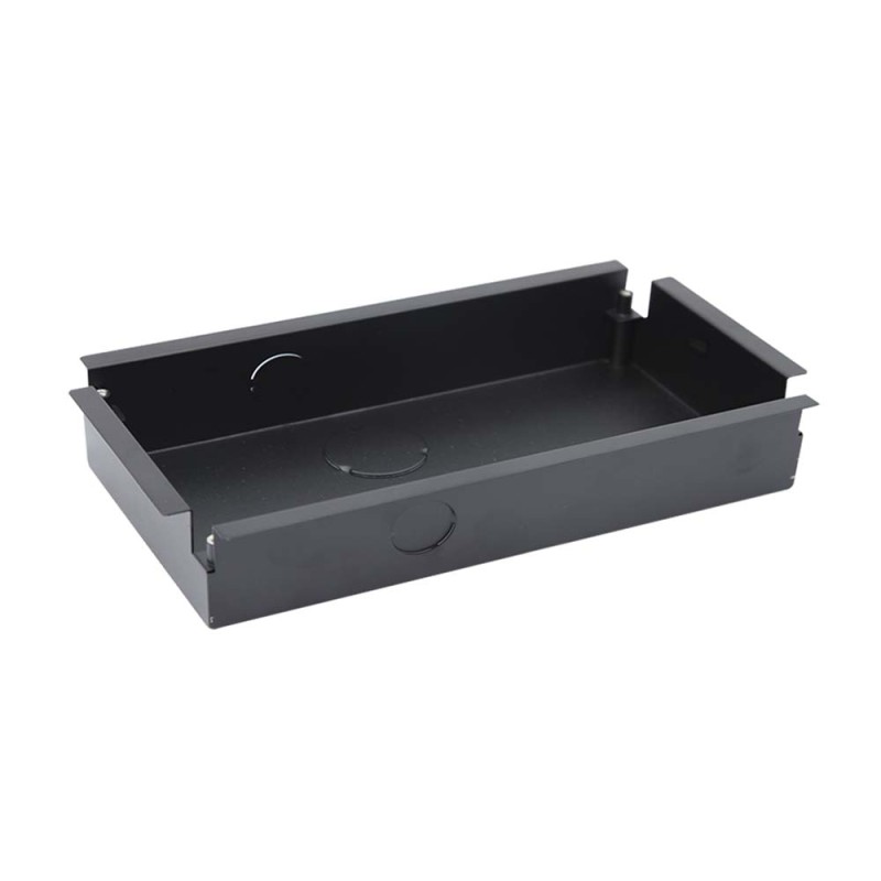Dahua flush-mounted mounting box, for 3 modules, metal, anthracite - VTOB112 - 1