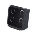 Dahua flush-mounted mounting box, for 1 module, metal, black - VTOB107 - 1