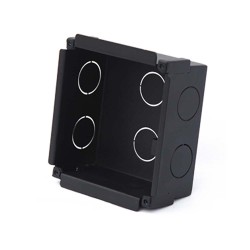 Dahua flush-mounted mounting box, for 1 module, metal, black - VTOB107 - 1