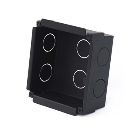 Dahua flush-mounted mounting box, for 1 module, metal, black - VTOB107 - 1