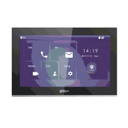Dahua 10" Touch Screen Monitor, IP Interface, Black - VTH5441G - 1