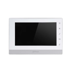 Dahua touch screen monitor 7", 4-wire, IP interface, white - VTH1550CH-S2 - 1