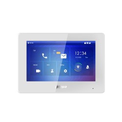 Dahua touch screen monitor 7", 2-wire, IP interface, white - VTH5422HW - 1