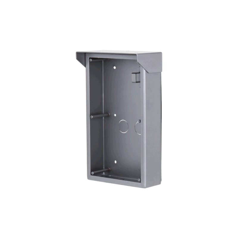 Dahua surface-mounted mounting box, for 2 modules, with rain cover, metal, silver - VTM52R2 - 1
