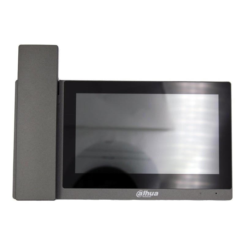 Indoor monitor with handset, 7" LCD monitor, 6x alarm, 1x alarm out, - VTH5421E-H - 1