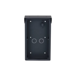 Dahua surface-mounted mounting box, for 2 modules, with rain cover, metal, black - VTM26R2 - 1