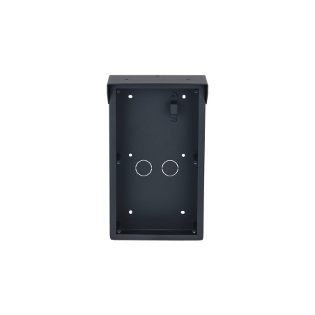 Dahua surface-mounted mounting box, for 2 modules, with rain cover, metal, black - VTM26R2 - 1
