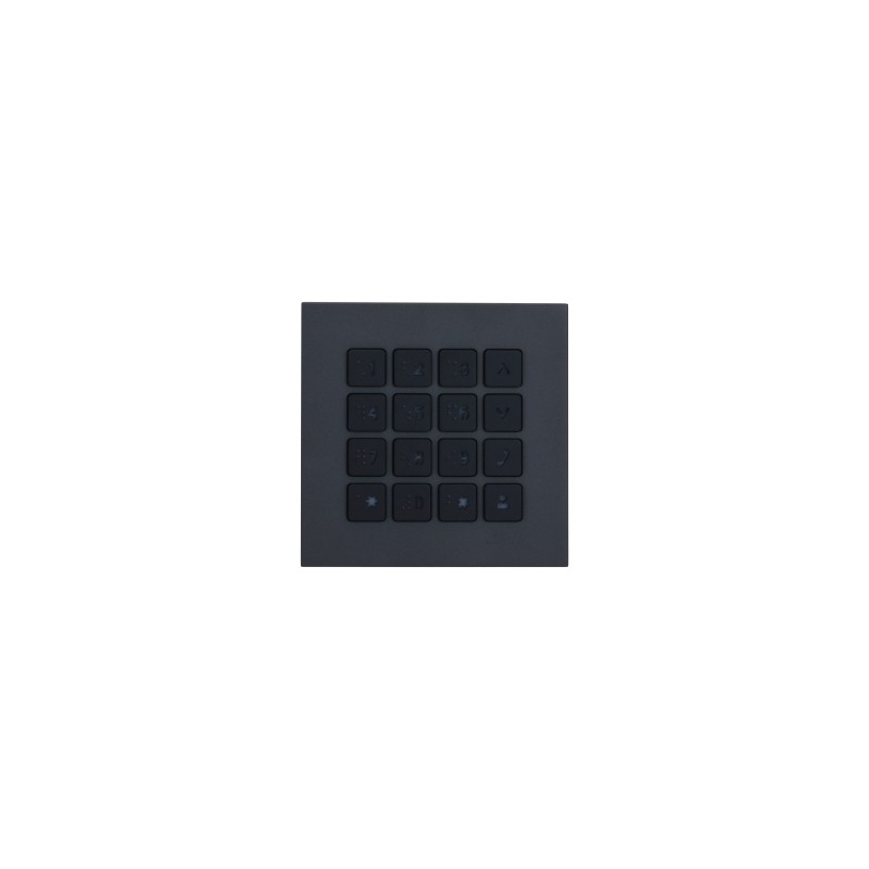 Dahua extension keypad module for VTO4202F-X, black - VTO4202FB-MK - 1