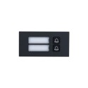 Dahua extension 2-way call button module, black - VTO4202FB-MB2 - 1