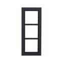 Dahua frame, for 3 modules, black - VTM24P3 - 1