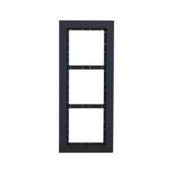 Dahua frame, for 3 modules, black - VTM24P3 - 1