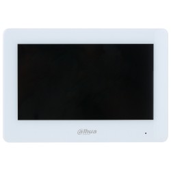 Dahua 7" IP WiFi monitor, TFT touch screen, white - VTH5421HW-W - 1