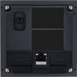 Dahua IP/2-Draht-Video-Türsprechstelle, 2MP, IP65, IK07, schwarz - VTO4202FB-P-S3 - 1