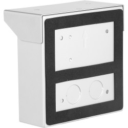 Dahua surface-mounted mounting box, for 1 module, with rain cover, metal, silver - VTM75 - 1