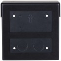 Dahua surface-mounted mounting box, for 1 module, with rain cover, metal, black - VTM76 - 1