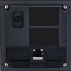 Dahua 2-wire IP video door intercom, 2 MP, IP65, IK07, black - VTO4202FB-P1 - 1