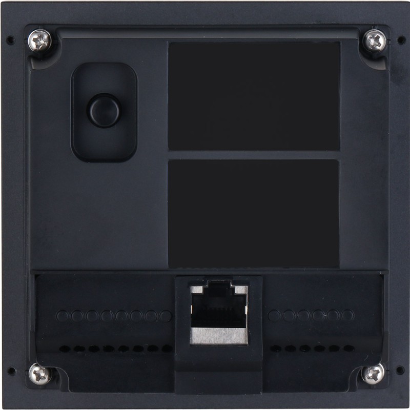 Dahua 2-wire IP video door intercom, 2 MP, IP65, IK07, black - VTO4202FB-P1 - 1