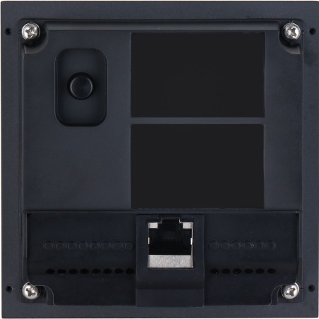Dahua 2-wire IP video door intercom, 2 MP, IP65, IK07, black - VTO4202FB-P1 - 1