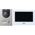 Dahua 2-wire video intercom kit, 2MP, 7" TFT touch screen, IP65, IK07 - KTD02(F) - 1