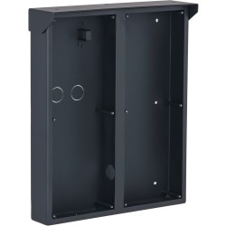 Dahua surface-mounted mounting box, for 2 x 3 modules, with rain cover, metal, black - VTM29R6 - 1
