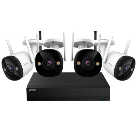 Imou Wifi Kamera 2 Megapixel - Farbe Nachtsicht / Abschreckendes Blitzlicht - Objektiv 2.8 mm - IR 30 m - Intelligente Erkennung
