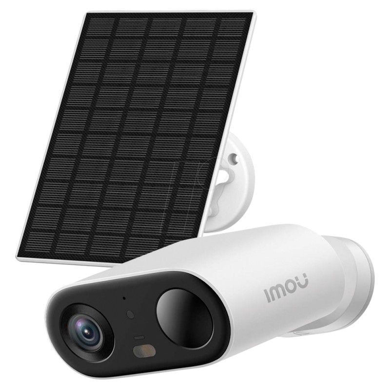 Imou Wifi Camera 3 Megapixel - Battery 5000 mAh + Solar Panel - Lens 2.8 mm / IR 15 m - PIR + Person Detection - Bidirect