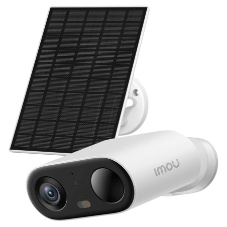 Imou Wifi Camera 3 Megapixel - Battery 5000 mAh + Solar Panel - Lens 2.8 mm / IR 15 m - PIR + Person Detection - Bidirect